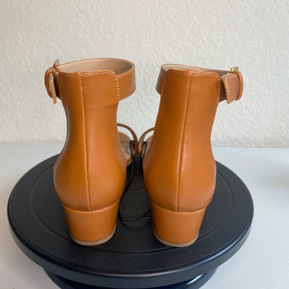 Aerosoles Willowbrook Wedge Sandal Tan - Picture 3 of 7